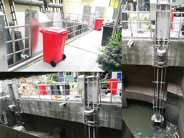上海城投浮面垃圾收集装置案例！